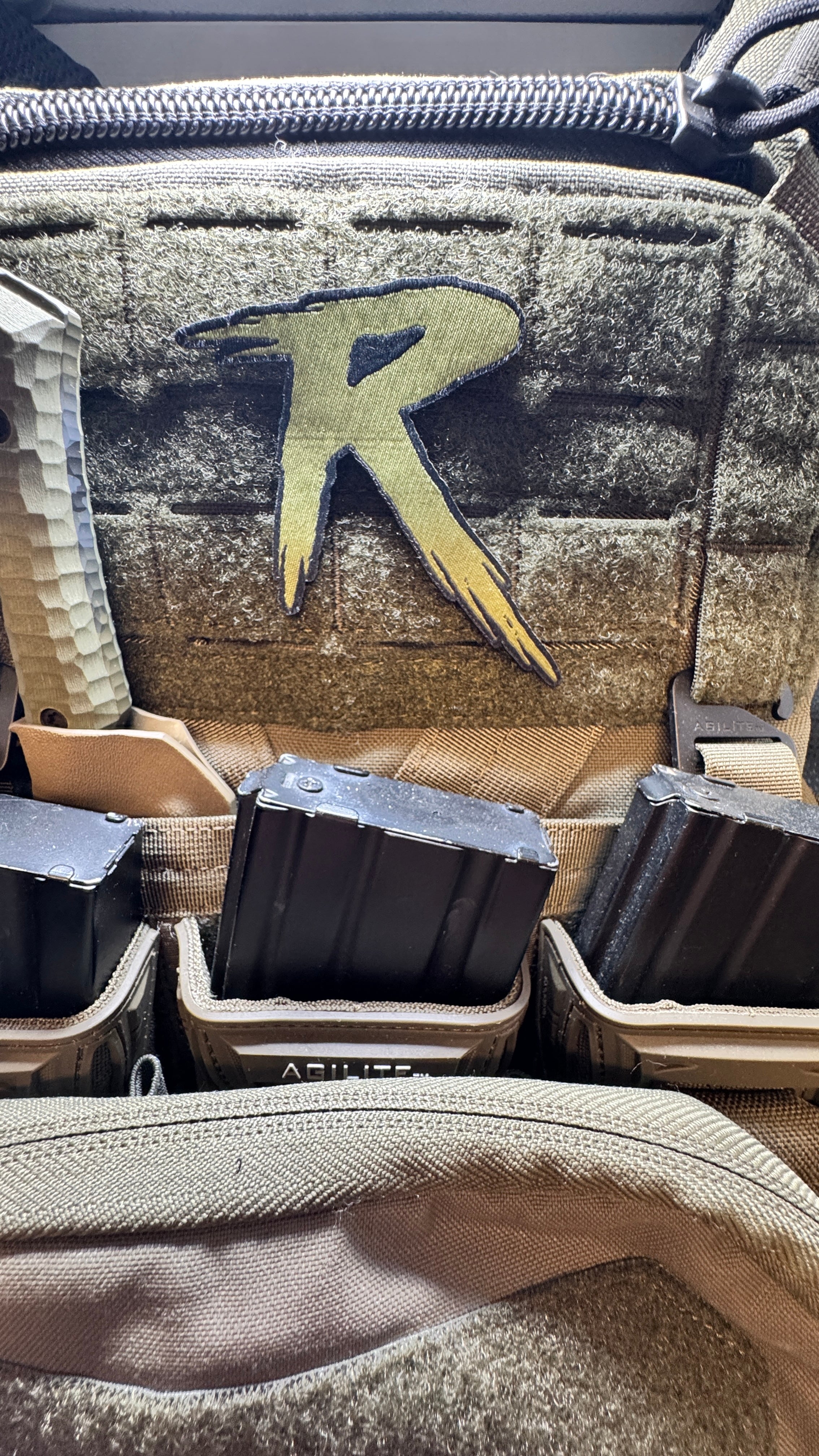 RAID Magazin "R" - Oliver Gewebter Patch
