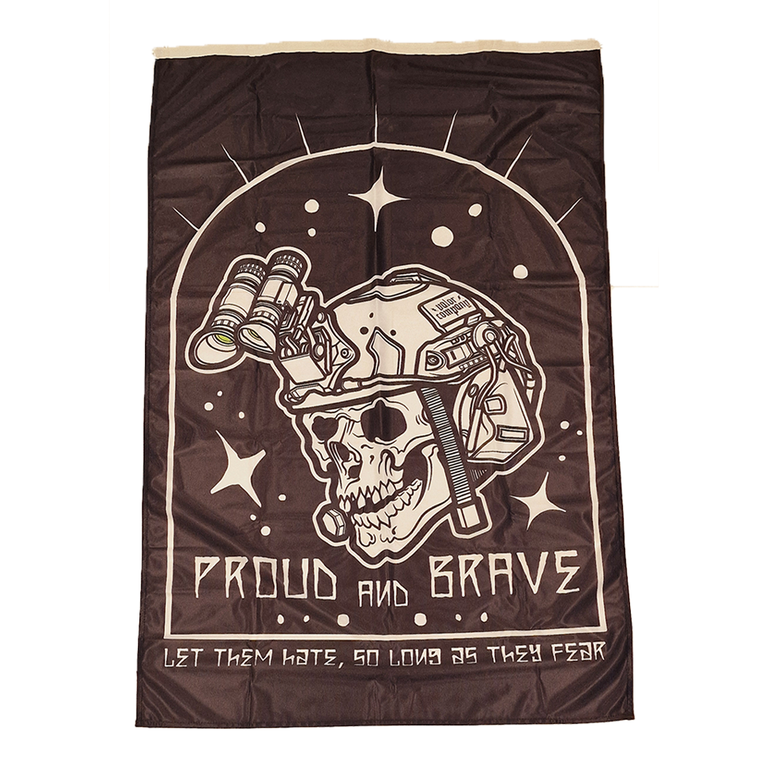 Proud & Brave - Flagge