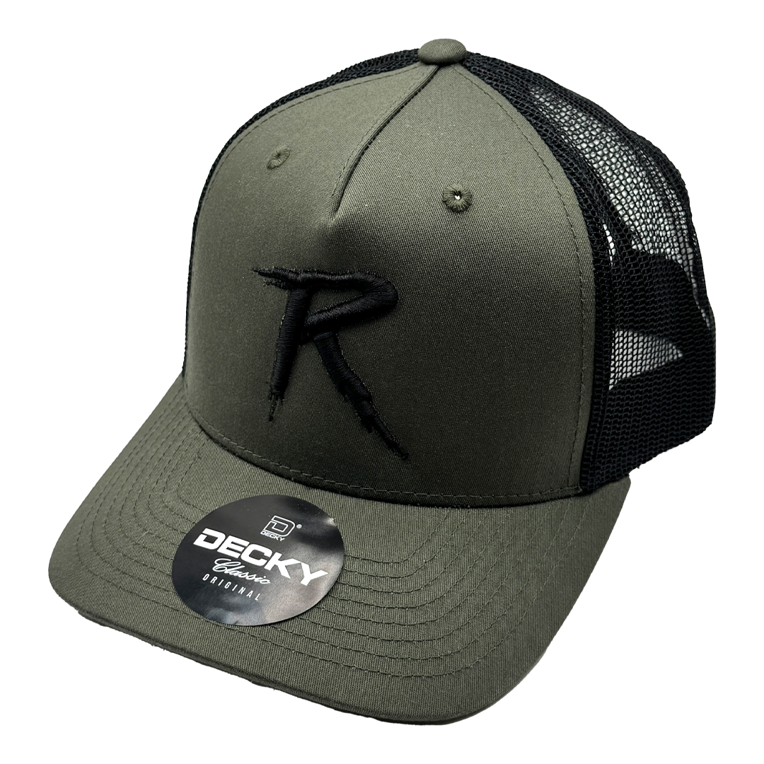 RAID Magazine Cap oliv/schwarz