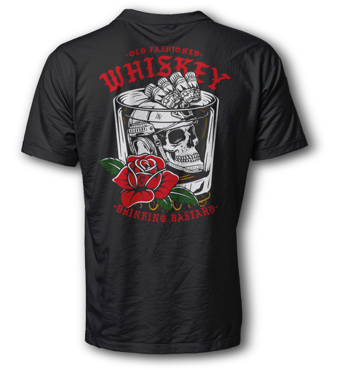 Old Fashioned Whiskey Drinking Bastard - Shirt - Valor Company
