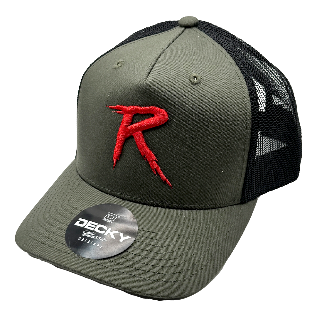 RAID Magazine Cap oliv/schwarz